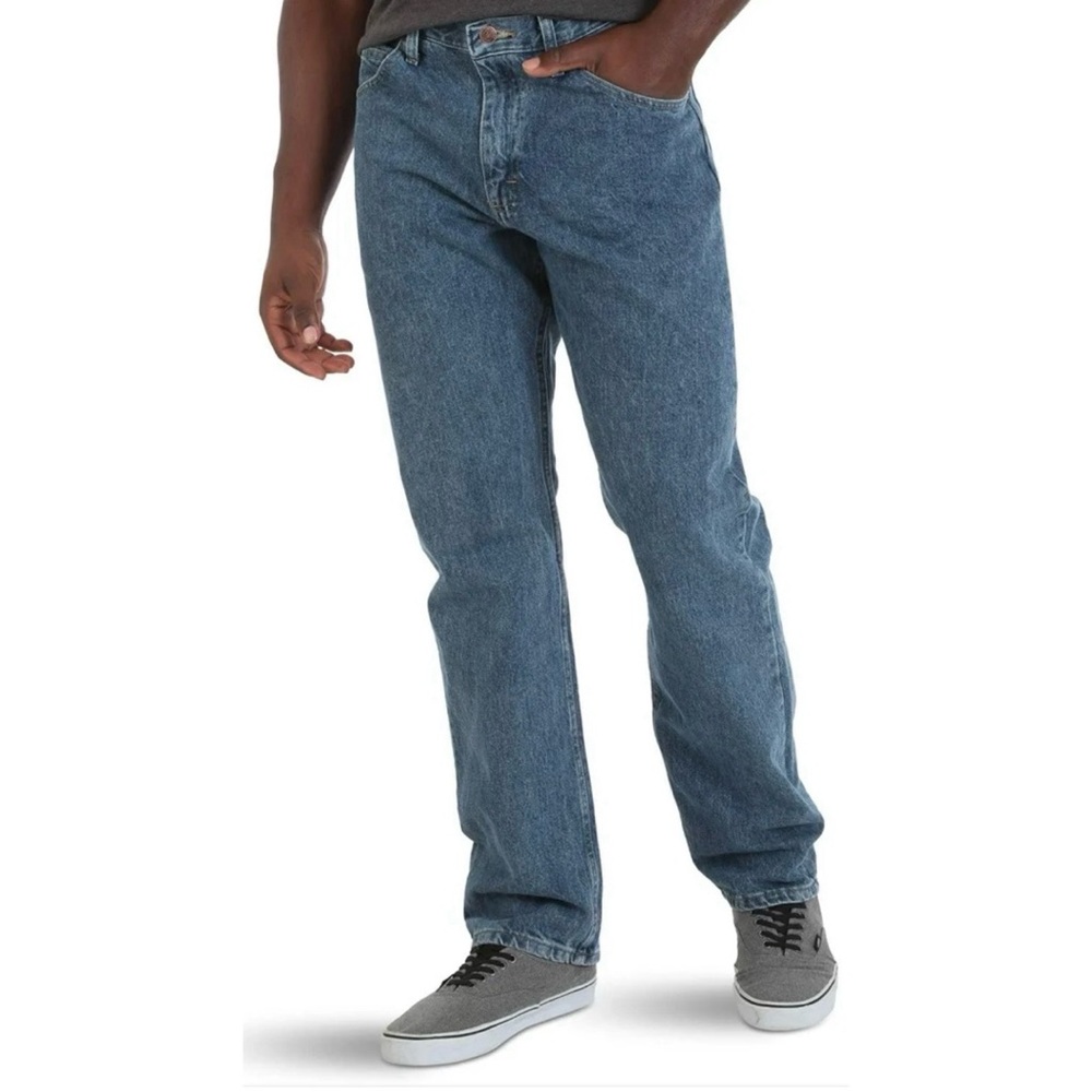 Wrangler Authentics Men's Big & Tall Classic 5-Pocket Relaxed Fit Cotton Jeans